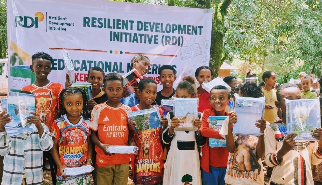 Scholastic material distribution: RDI Supports 105 Vulnerable Students with Essential Education Materials