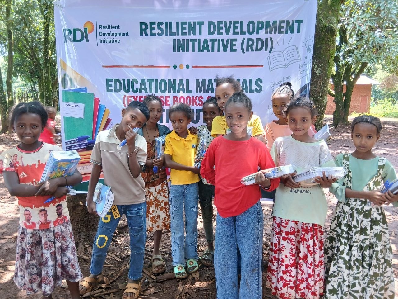 Scholastic material distribution: RDI Supports 105 Vulnerable Students with Essential Education Materials